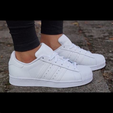 all white adidas superstars cheap|Adidas Superstar white woman.